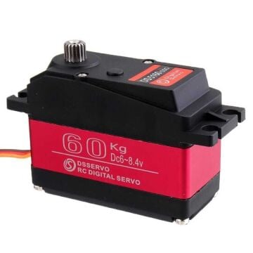 DS5160 HV 60KG Dijital Servo Motor 180° - IP66 Su Geçirmez