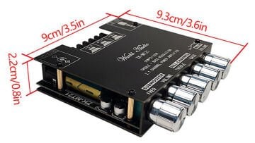 ZK-MT21 2x50W + 100W Bluetooth 5.0 2.1 Kanal Amfi Modülü