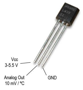 LM35 Hassas Sıcaklık Sensörü