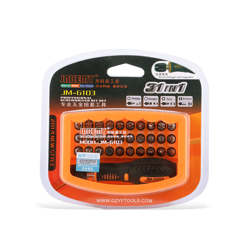 Jakemy JM-6103 Bit Set 31 Parça