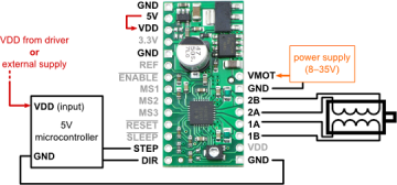 A4988 Voltaj Regülatörlü Step Motor Sürücü Kartı