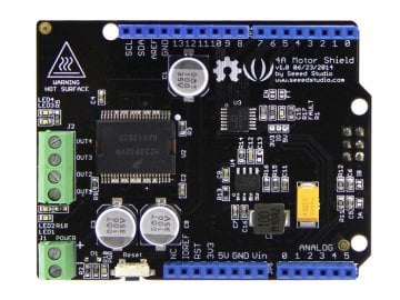 4A Motor Shield - MC33932 Arduino Uyumlu Çift Motor Sürücü Kartı