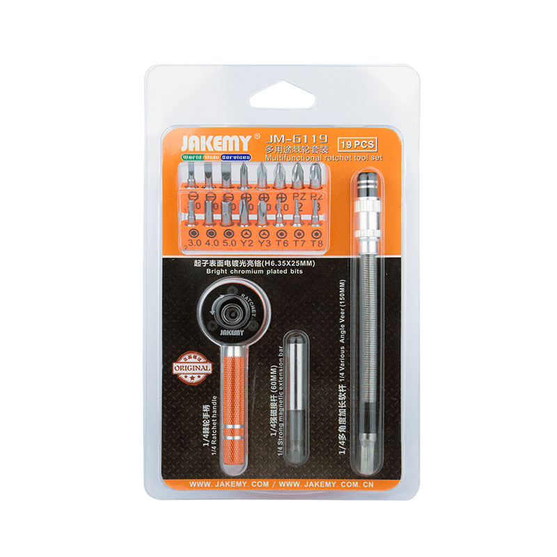 Jakemy JM-6119 Bit Set 19 Parça