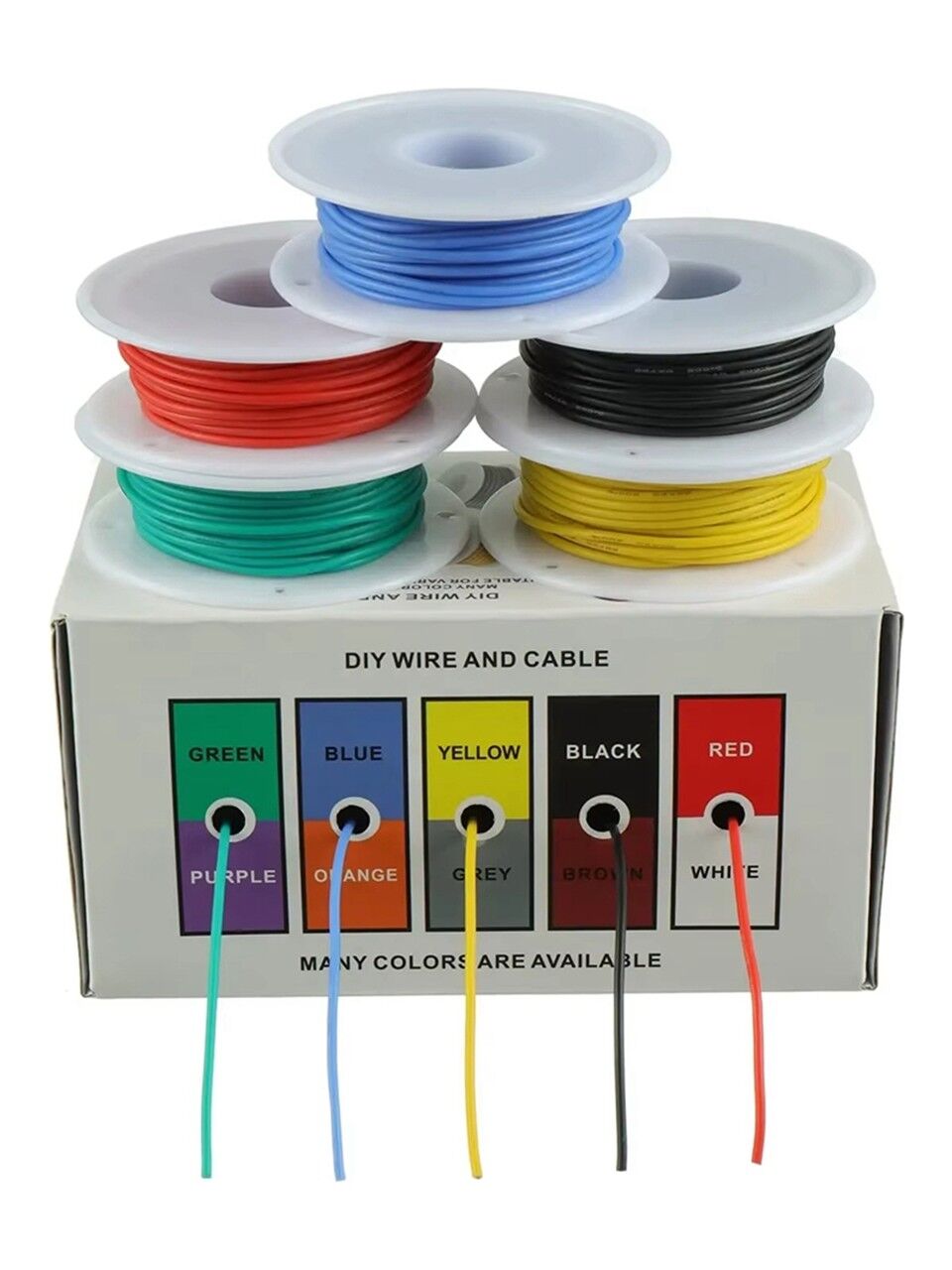 Çok Damar Montaj Kablosu Paketi - 24 AWG 5x20 Metre