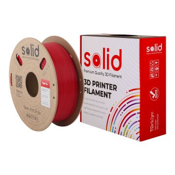 Solid Hyper PLA+ İtfaiye Kırmızısı Filament 1.75mm - 1Kg