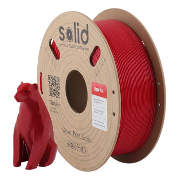 Solid Hyper PLA+ İtfaiye Kırmızısı Filament 1.75mm - 1Kg