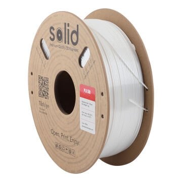 Solid Beyaz Silk PLA Filament 1.75mm - 1Kg