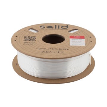 Solid Beyaz Silk PLA Filament 1.75mm - 1Kg