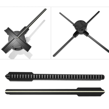 3D Hologram Fan 65 Cm - SD Kartlı App Kontrollü