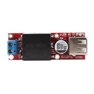 5V 3000mA USB Çıkışı Voltaj Düşürücü Regülatör Kartı - Step Down DC7-24V