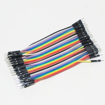 40 Pin Ayrılabilen Erkek-Erkek Jumper Kablo - 100 mm
