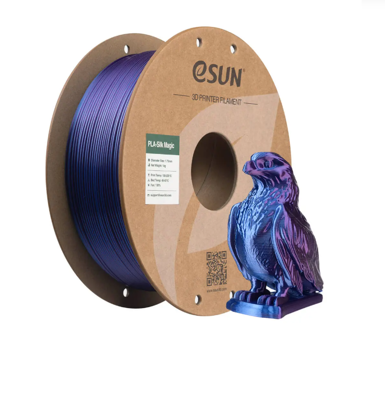 eSUN ePLA Silk Magic Filament 1.75mm 1 KG - Mavi Mor