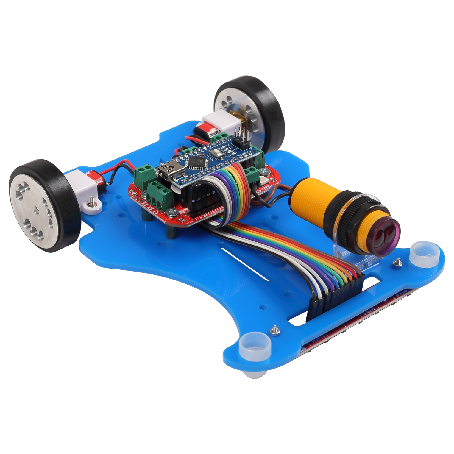 Çita Hızlı Çizgi İzleyen Robot Kiti - 6000Rpm Demonte Montajsız