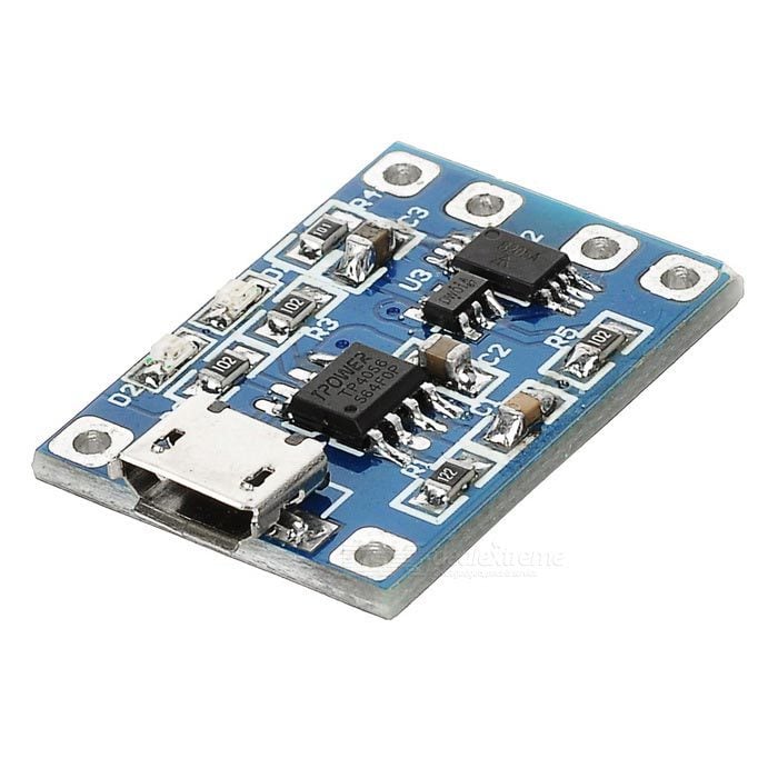 TP4056 3.7V Şarj Aleti - 5V 1A Lithium Battery Charger