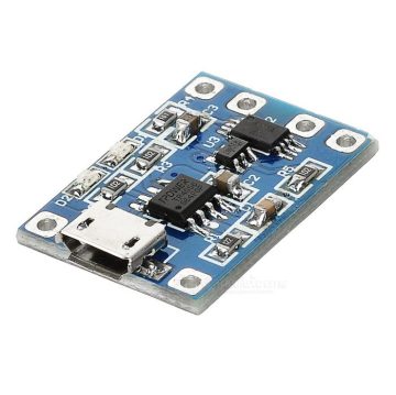 TP4056 3.7V Şarj Aleti - 5V 1A Lithium Battery Charger