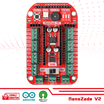 NanoZade V2 Arduino Robot Kartı