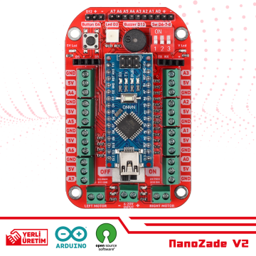 NanoZade V2 Arduino Robot Kartı