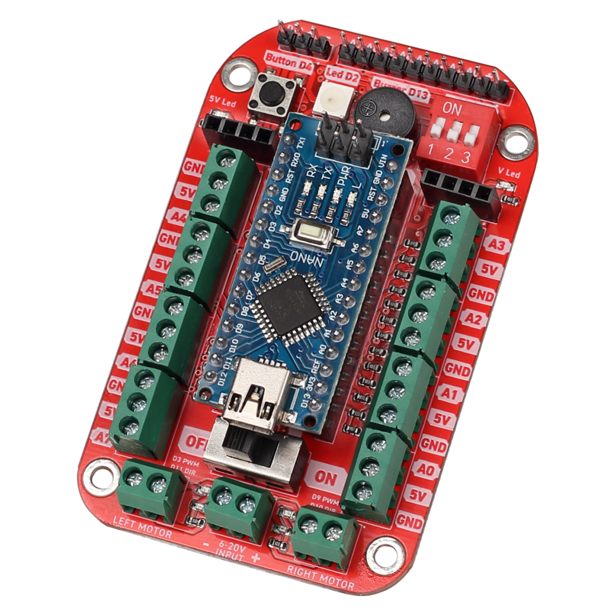 NanoZade V2 Arduino Robot Kartı