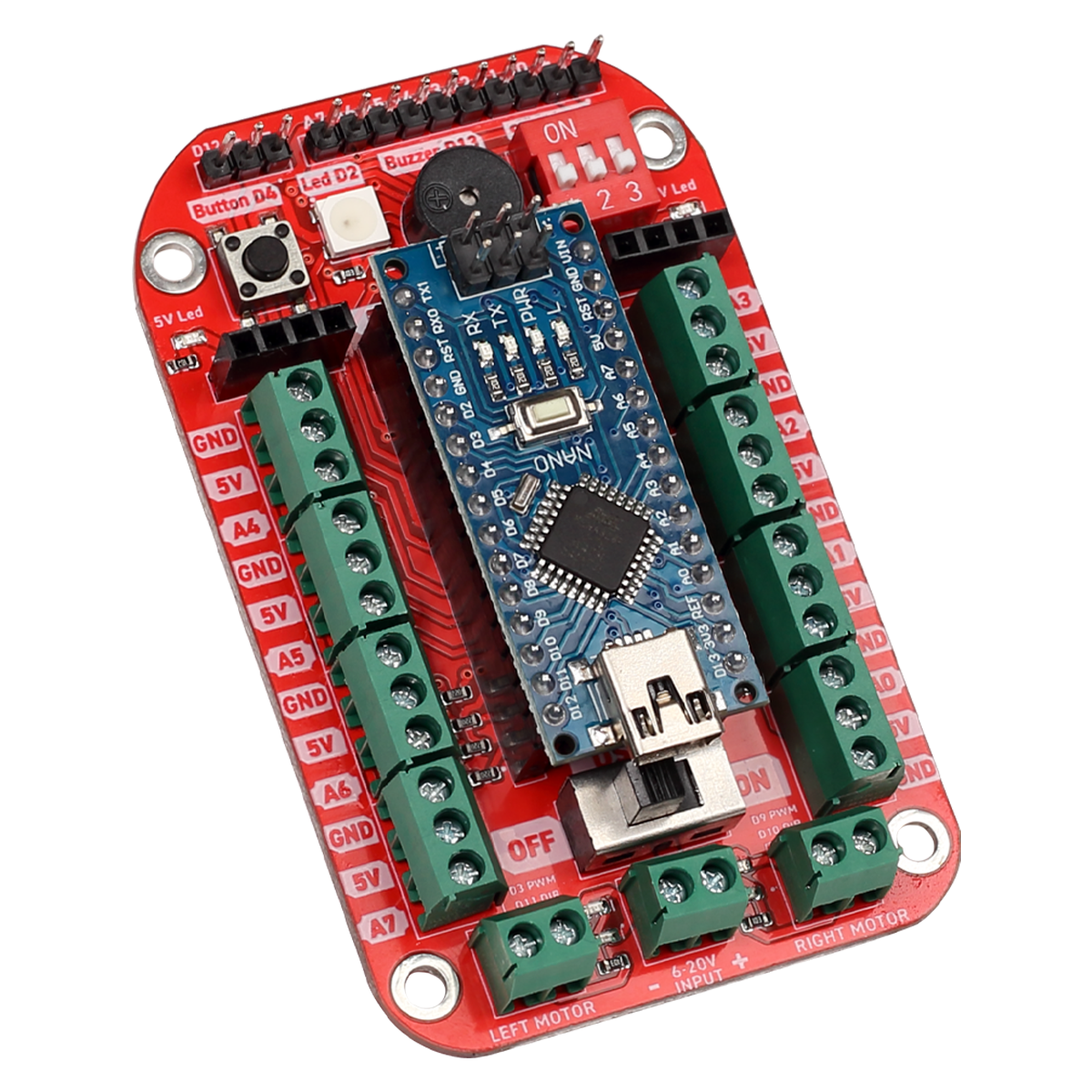 NanoZade V2 Arduino Robot Kartı