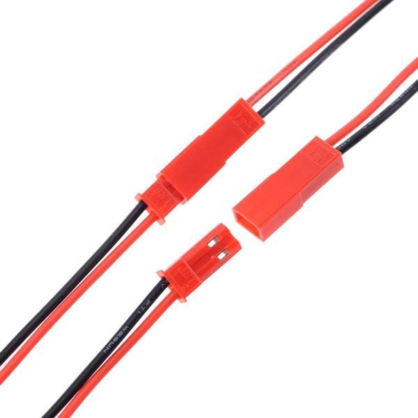 JST Konnektör + Kablo (Erkek - Dişi Takım) 10cm