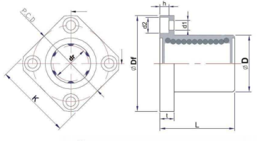 LMEK10UU 10mm Lineer Rulman