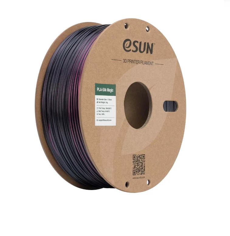 eSUN ePLA Silk Magic Filament 1.75mm 1 KG - Siyah Pembe
