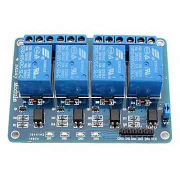 4′lü 12V Röle Kartı - 4 Way 12V Relay Module