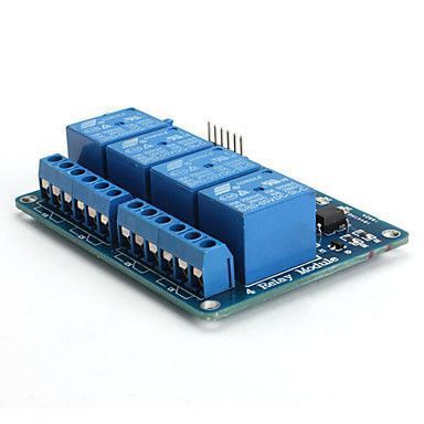 4′lü 12V Röle Kartı - 4 Way 12V Relay Module
