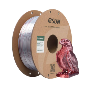 eSUN ePLA Silk Magic Filament 1.75mm 1 KG - Kırmızı Gümüş