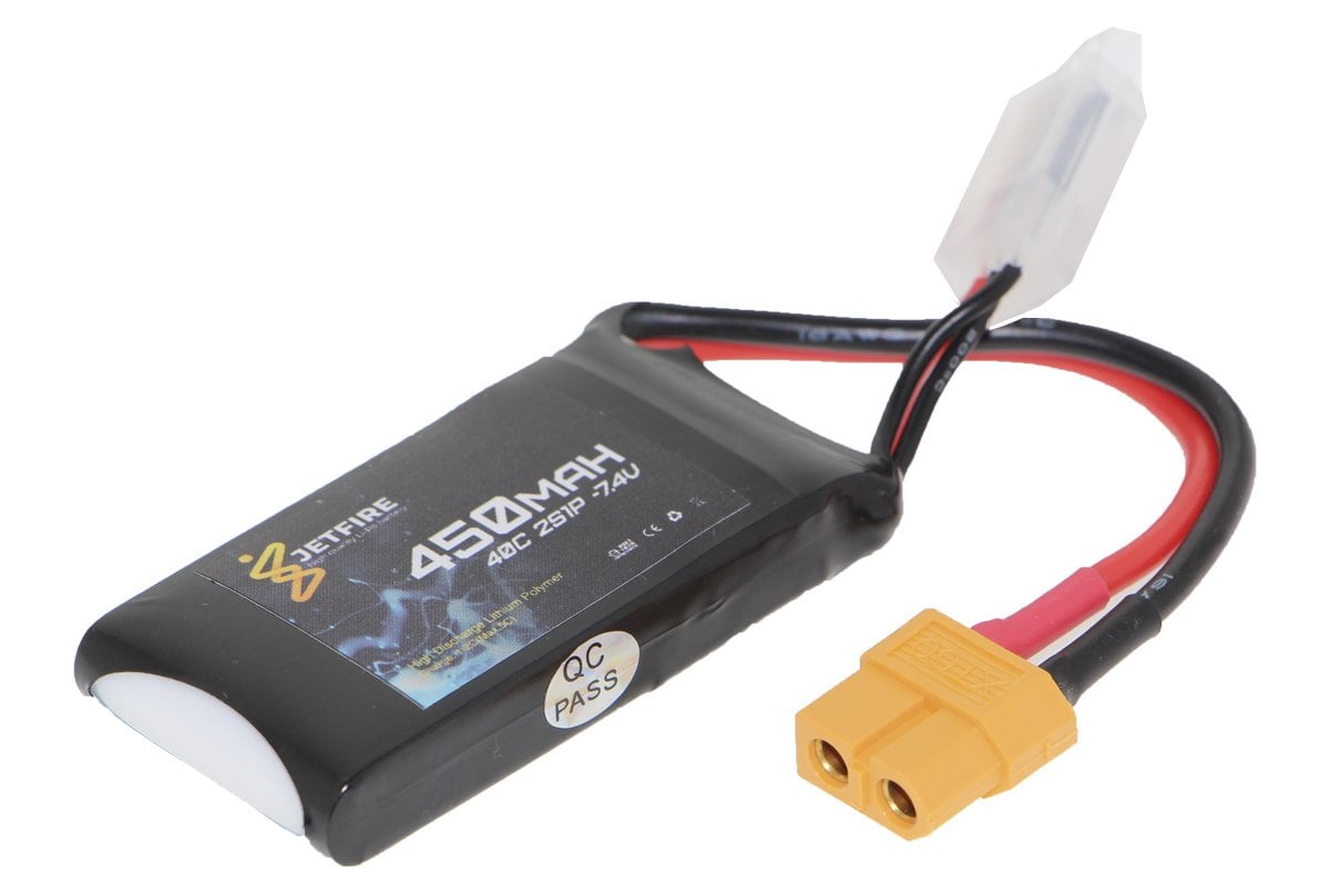 7.4V 450mAh 40C Lipo Batarya 2S JetFire Pil