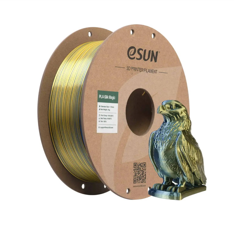 eSUN ePLA Silk Magic Filament 1.75mm 1 KG - Mavi Altın