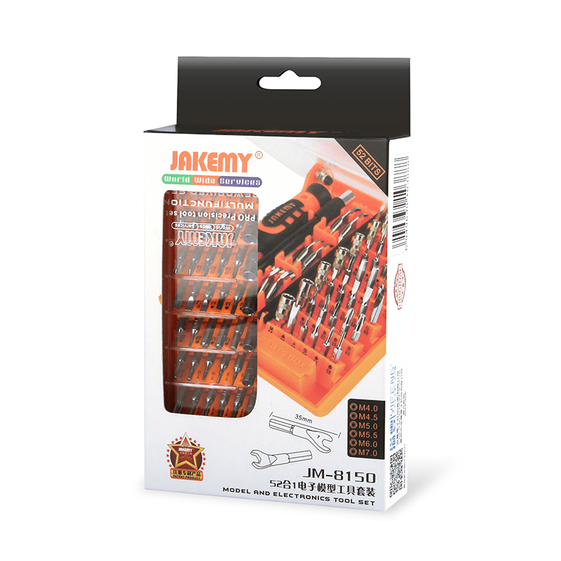 Jakemy JM-8150 Bit Set 52 Parça