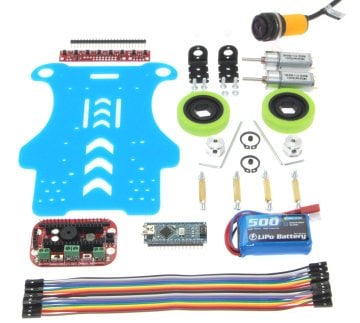 Çita Hızlı Çizgi İzleyen Robot Kiti - 3000Rpm