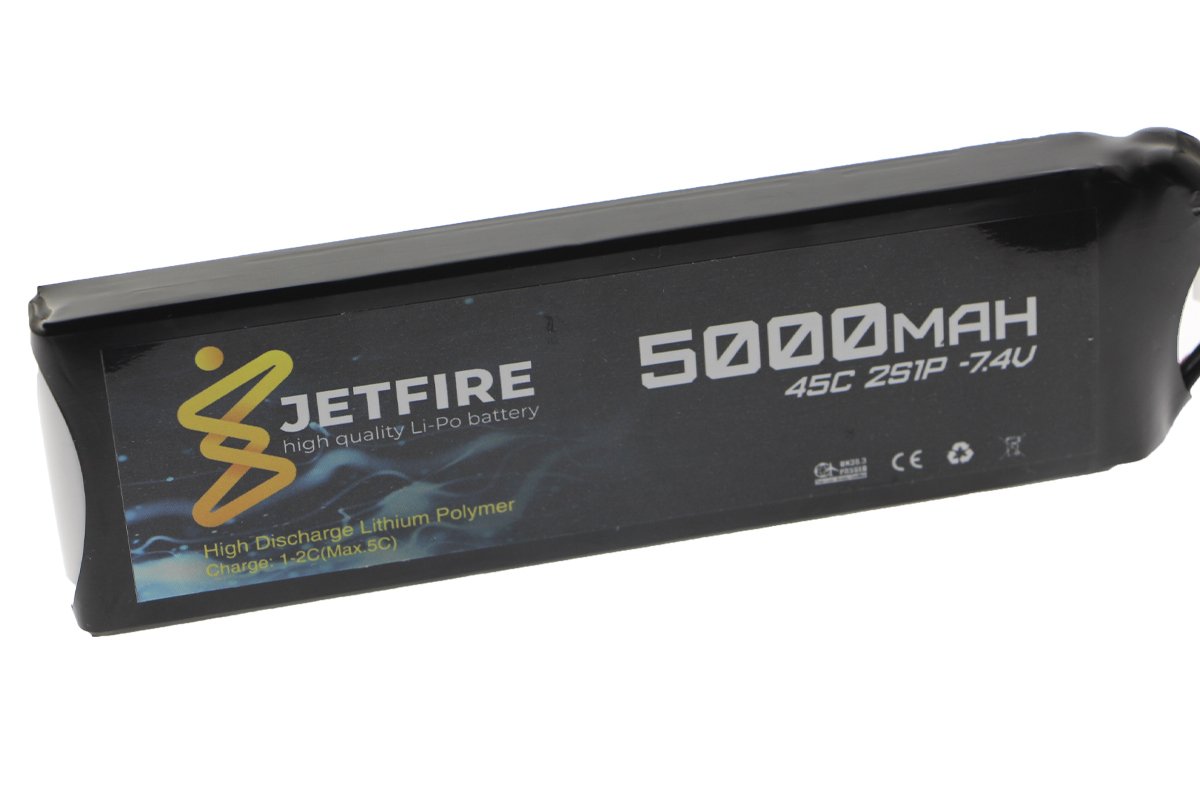 7.4V 5000mAh 40C Lipo Batarya 2S JetFire Pil