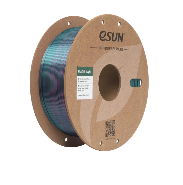 eSUN ePLA Silk Magic Filament 1.75mm 1 KG - Fuşya Yeşil
