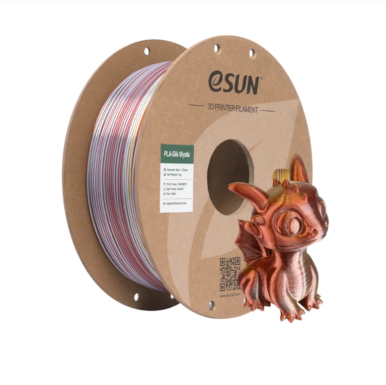 eSUN ePLA Silk Mystic Filament 1.75mm 1 KG - Altın Gümüş Bakır