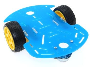 2WD Mobil Robot Platformu - Mavi