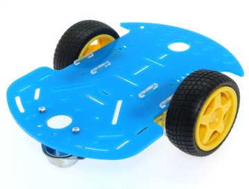 2WD Mobil Robot Platformu - Mavi