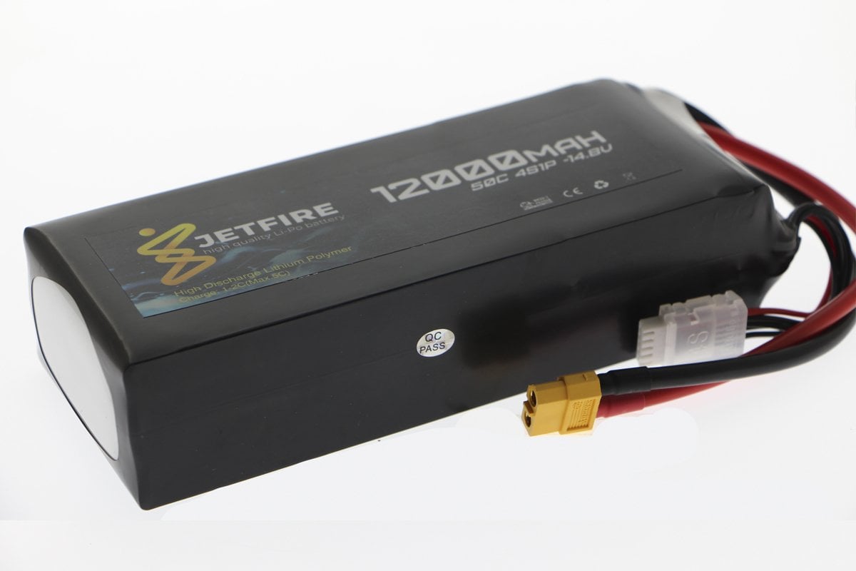 14.8V 12000mAh 50C Lipo Batarya 4S JetFire Pil