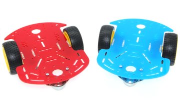 2WD Mobil Robot Platformu - Kırmızı