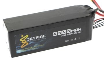 22.2V 8000mAh 70C Lipo Batarya 6S JetFire Pil
