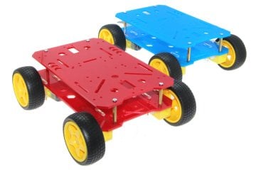 4WD Mobil Arazi Robot Platformu - Mavi
