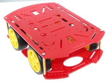 4WD Multi Robot Platformu - Kırmızı