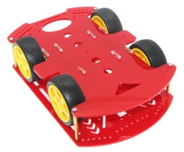 4WD Multi Robot Platformu - Kırmızı