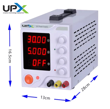 UPX K3005F Ayarlanabilir DC Güç Kaynağı 0-30V 0- 5A