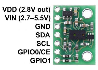 VL6180X Time-of-Flight Mesafe Sensörü