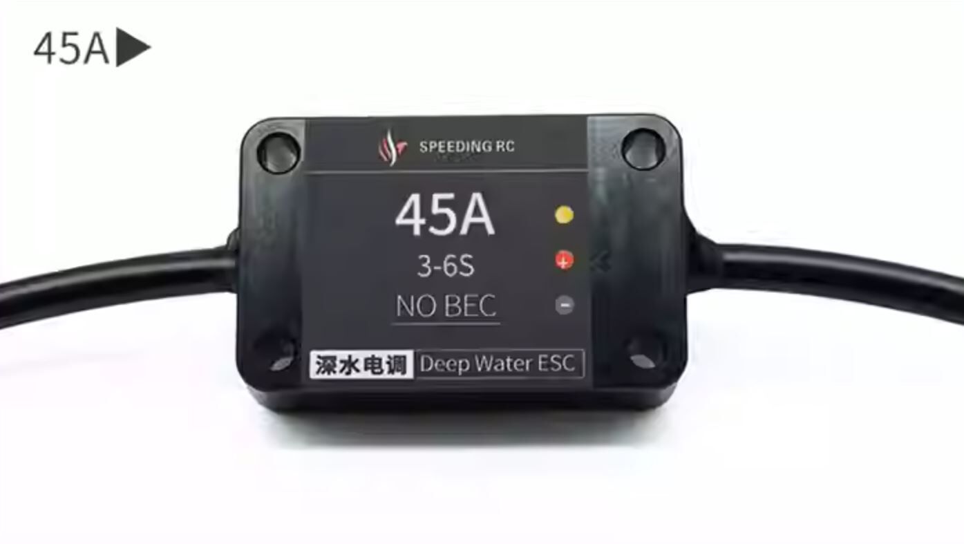 45A Suya Dayanıklı ESC (3–6S, No BEC, Çift Yönlü) Su Altı Motoru ile Uyumlu