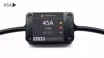45A Suya Dayanıklı ESC (3–6S, No BEC, Çift Yönlü) Su Altı Motoru ile Uyumlu
