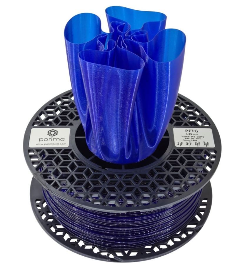 Porima PETG Transparan Filament Gece Mavi 1Kg