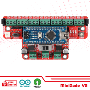 MiniZade V2 Mini Sumo Robot Kartı Arduino Nano Dahil